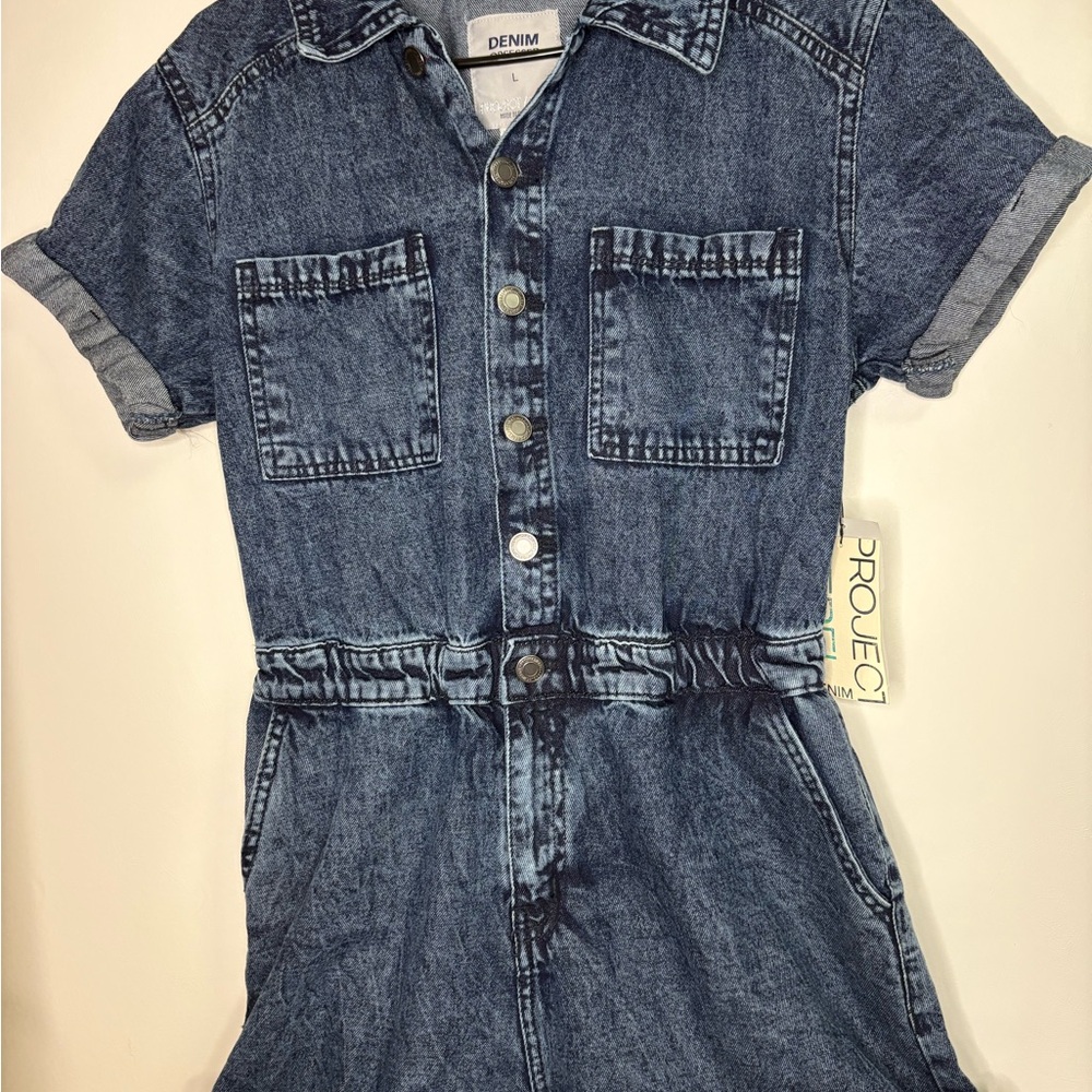 Denim Blue Jumpsuit